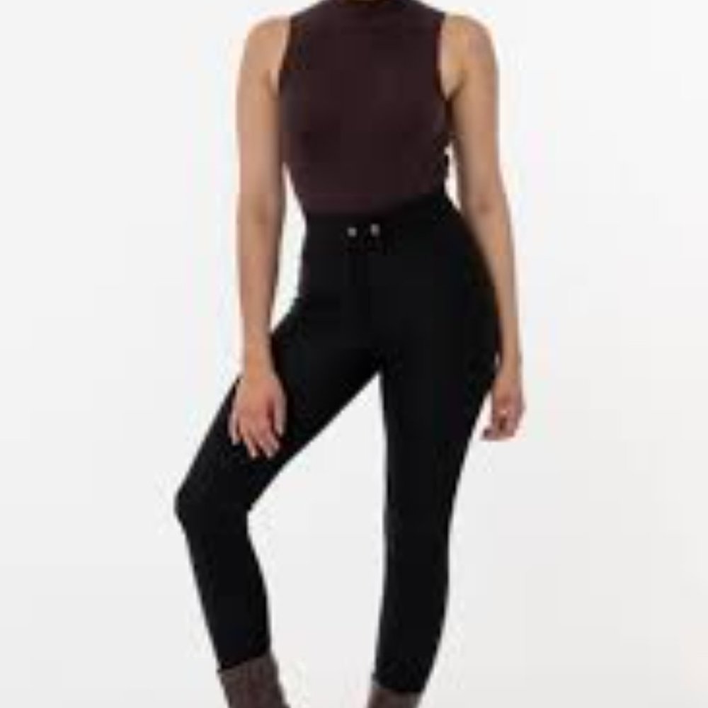 Riding Pant by Los Angeles Apparel Black Riding Pant Size M NEW